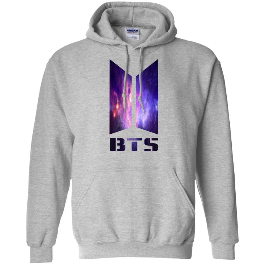 AGR bts galaxy logo Gildan Pullover Hoodie