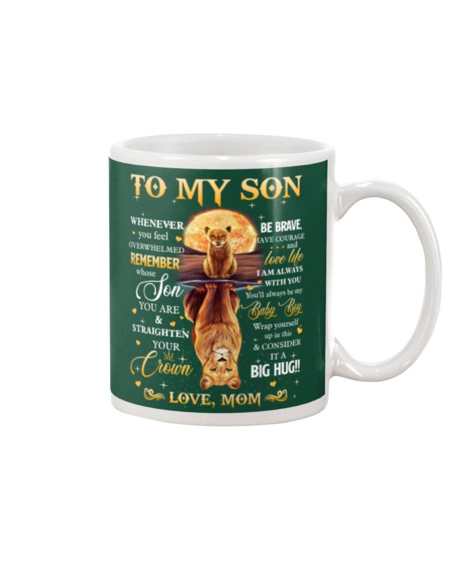 Whenever You Feel Overwhelmed Lion Galaxy Mom Gift For Son Mug