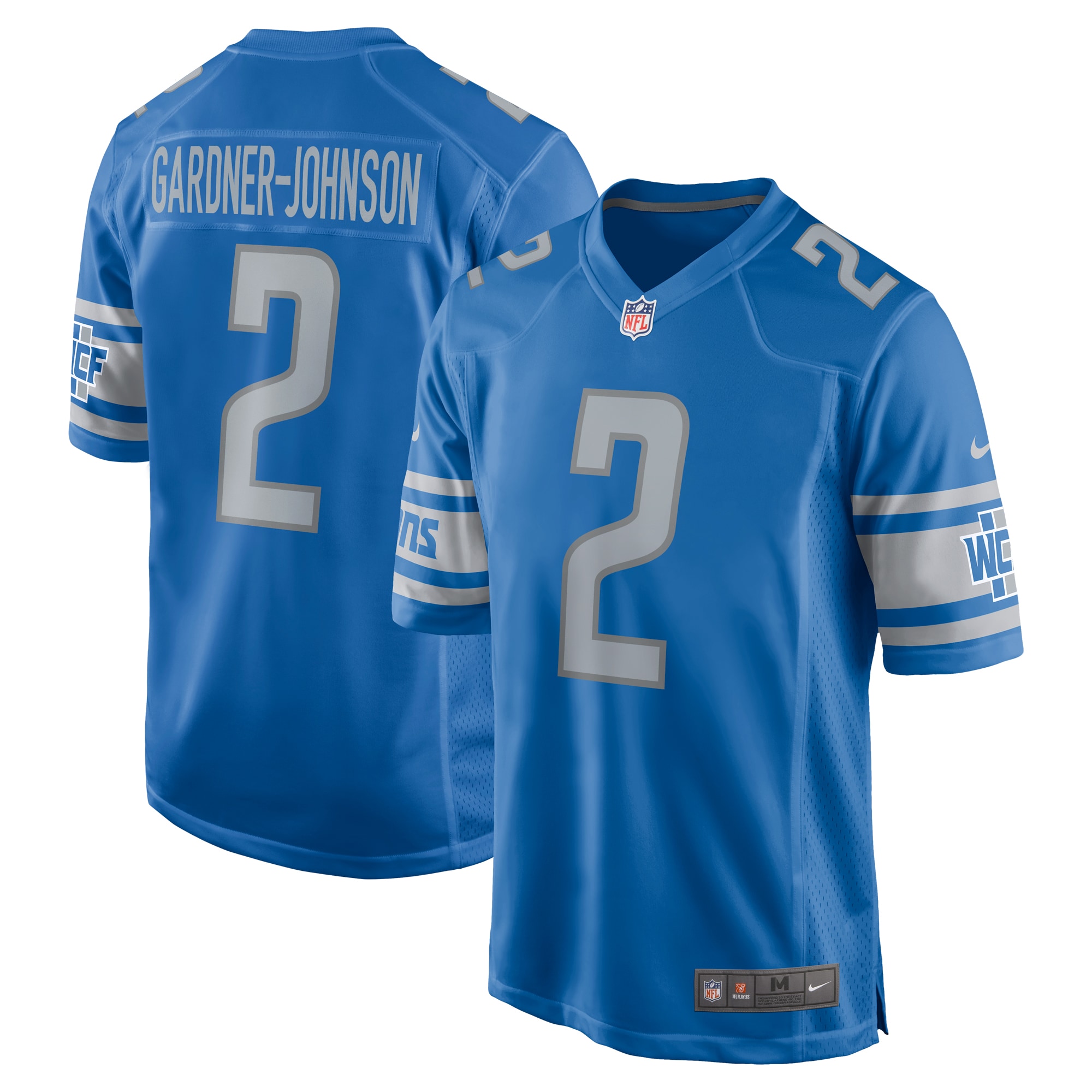 Chauncey Gardner-Johnson Detroit Lions Game Player Jersey – Blue