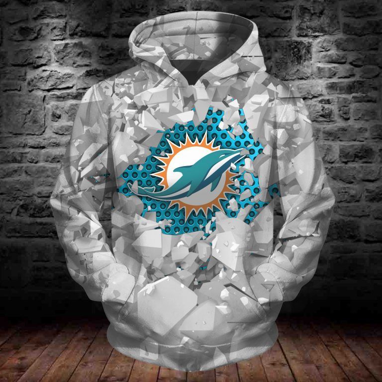 Miami Dolphins 3D Hoodie 08