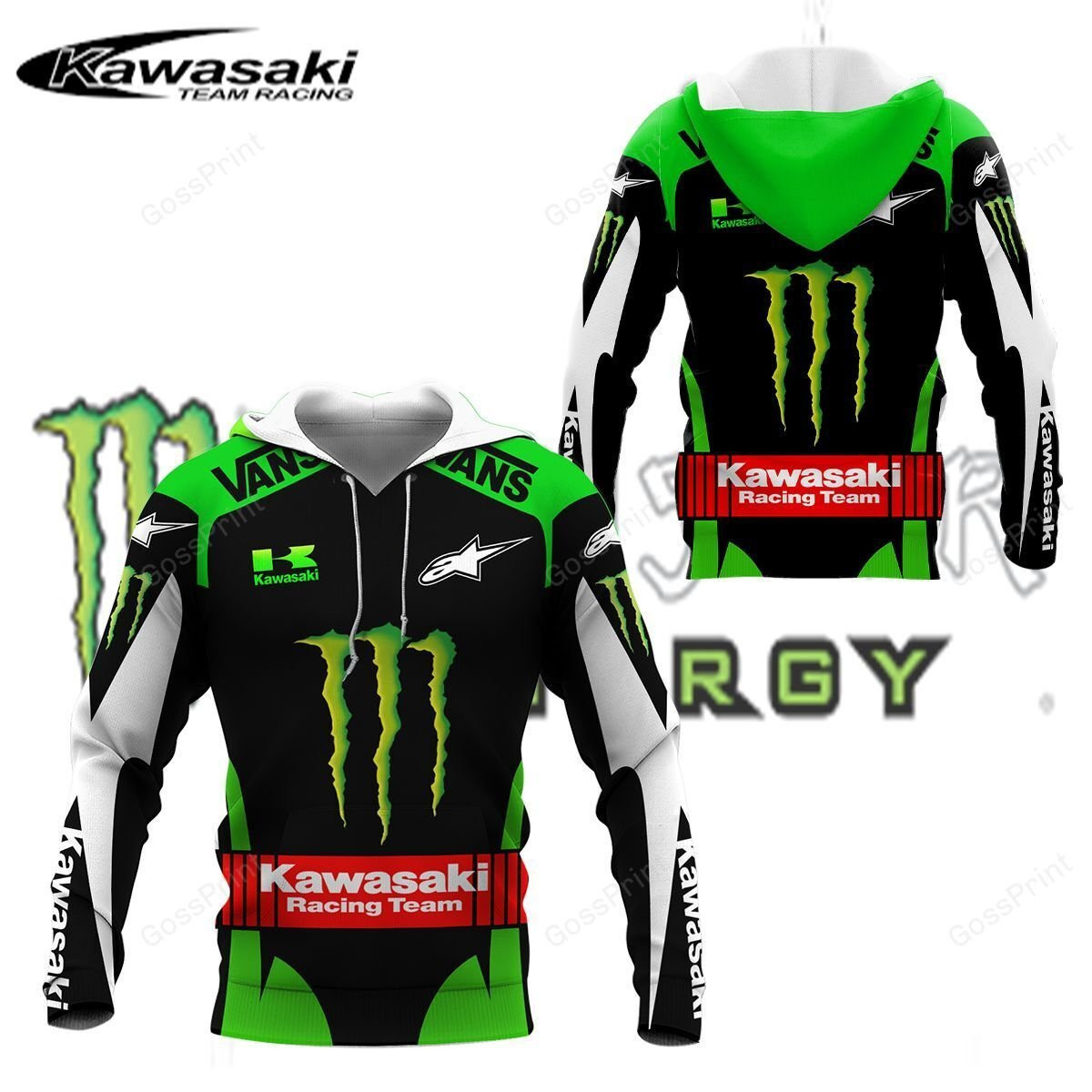 3D All Over Kawasaki Shirt Ver 2