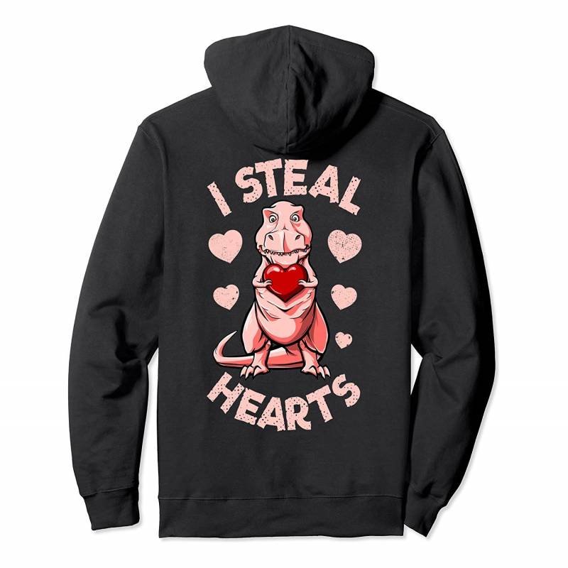 Valentines Day Dinosaur I Steal Hearts T rex Gifts Men Women Sweatshirt, T-Shirt, Sweatshirt