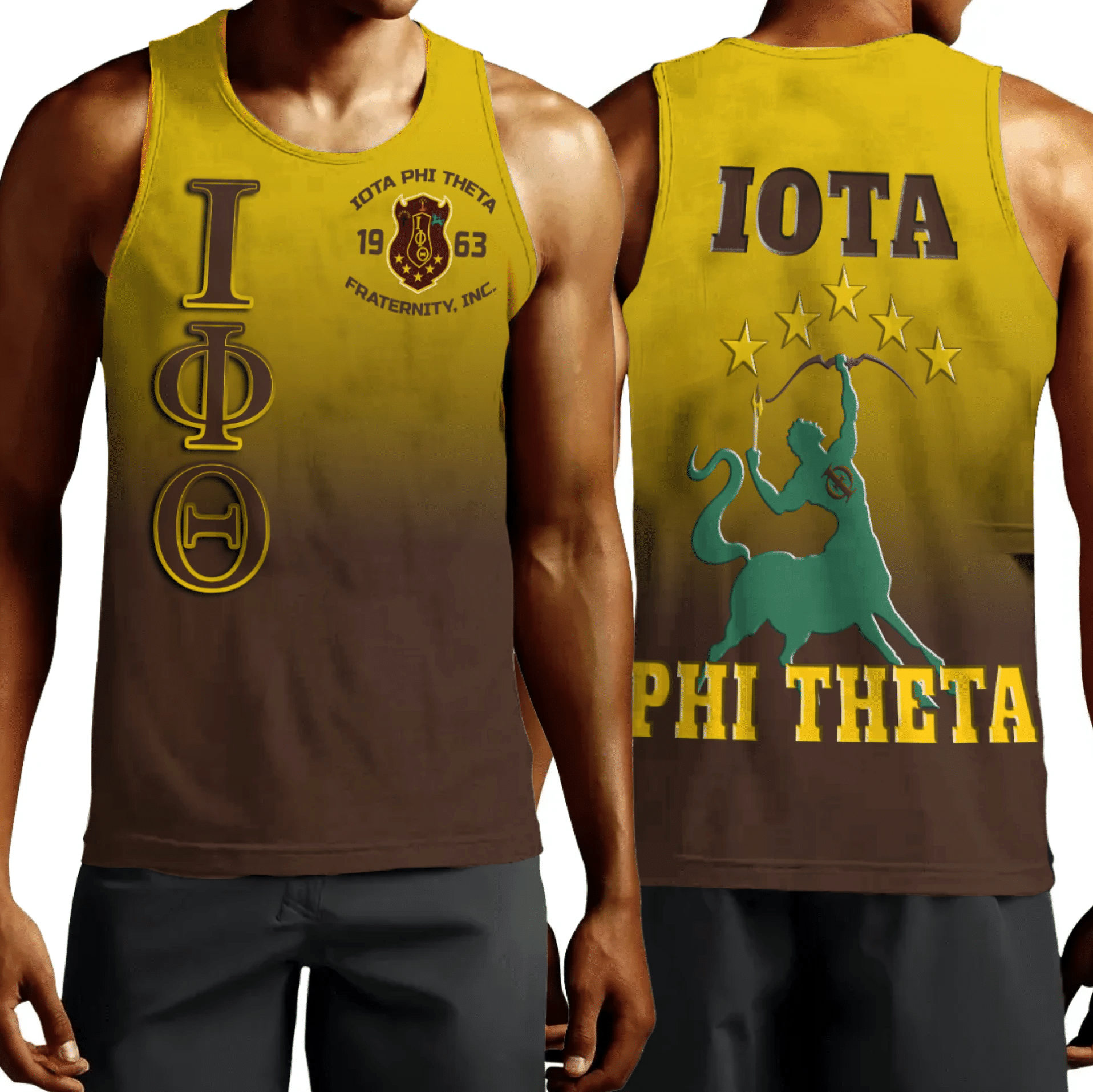 Africa Zone Tank Top – Iota Phi Theta Gradient Tank Top A31