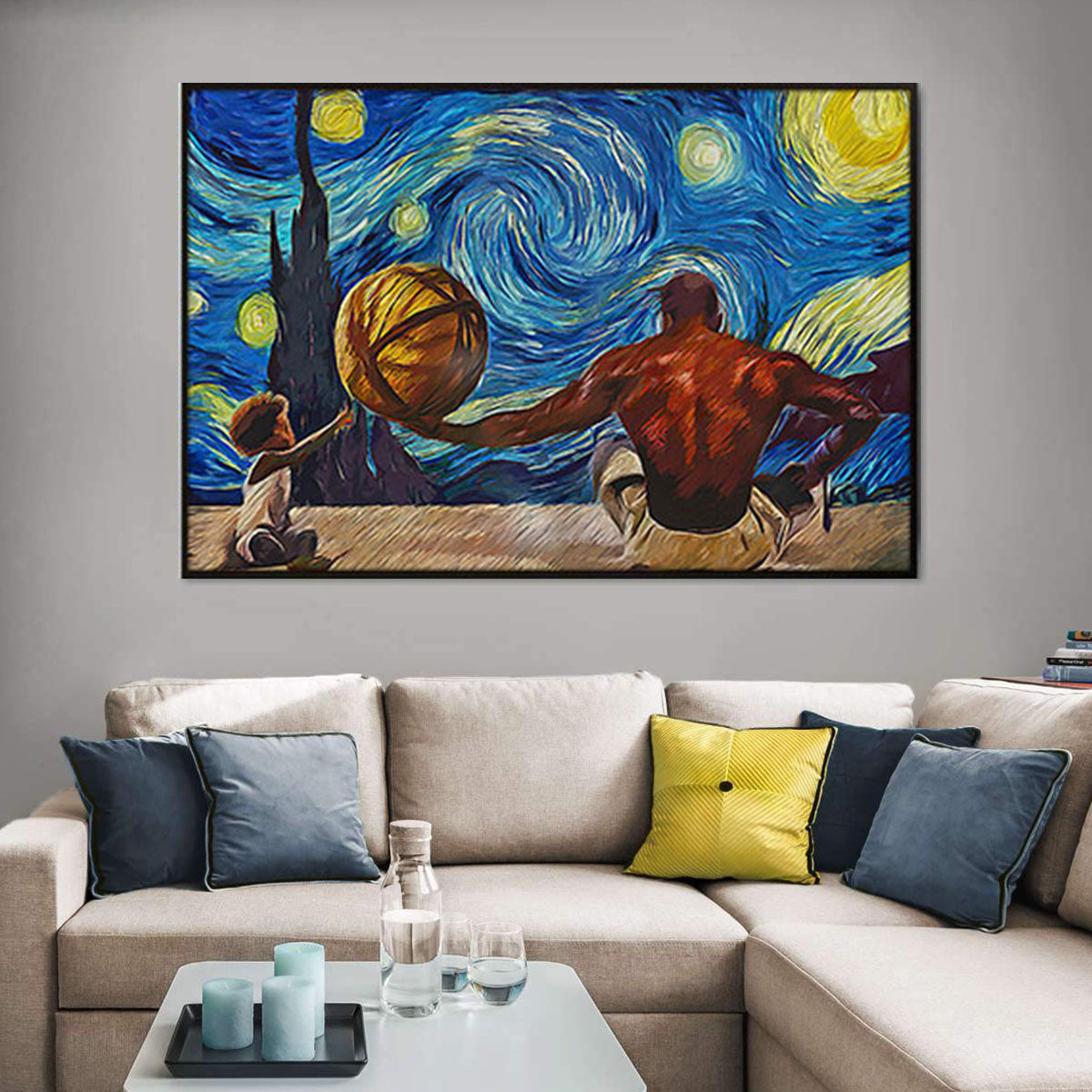 Black African American Canvas Nice Melanin Canvas Prints Black Woman Sign African Man Home Pretty Wall Art Home Decoration