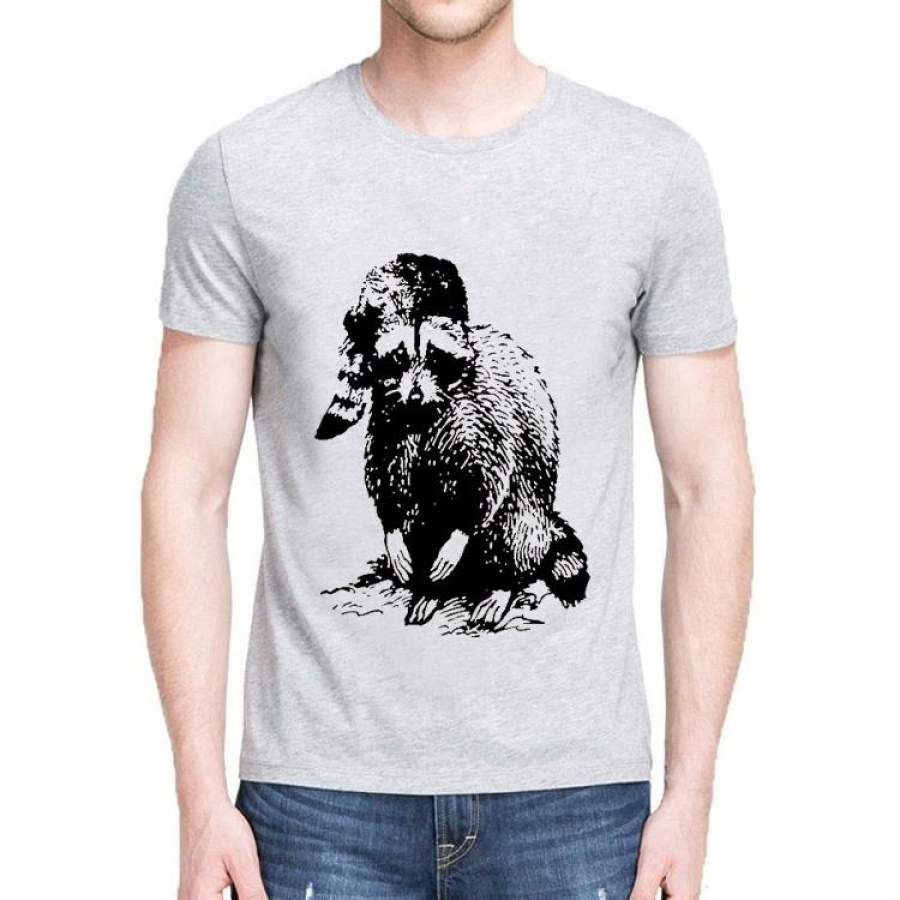 Bad Raccoon Shirt Mens Tshirts | Funny Shirts | Camping Shirt | Womens Graphic Tees | Woodland Animals | Geeky Gifts | Funny Tshirts