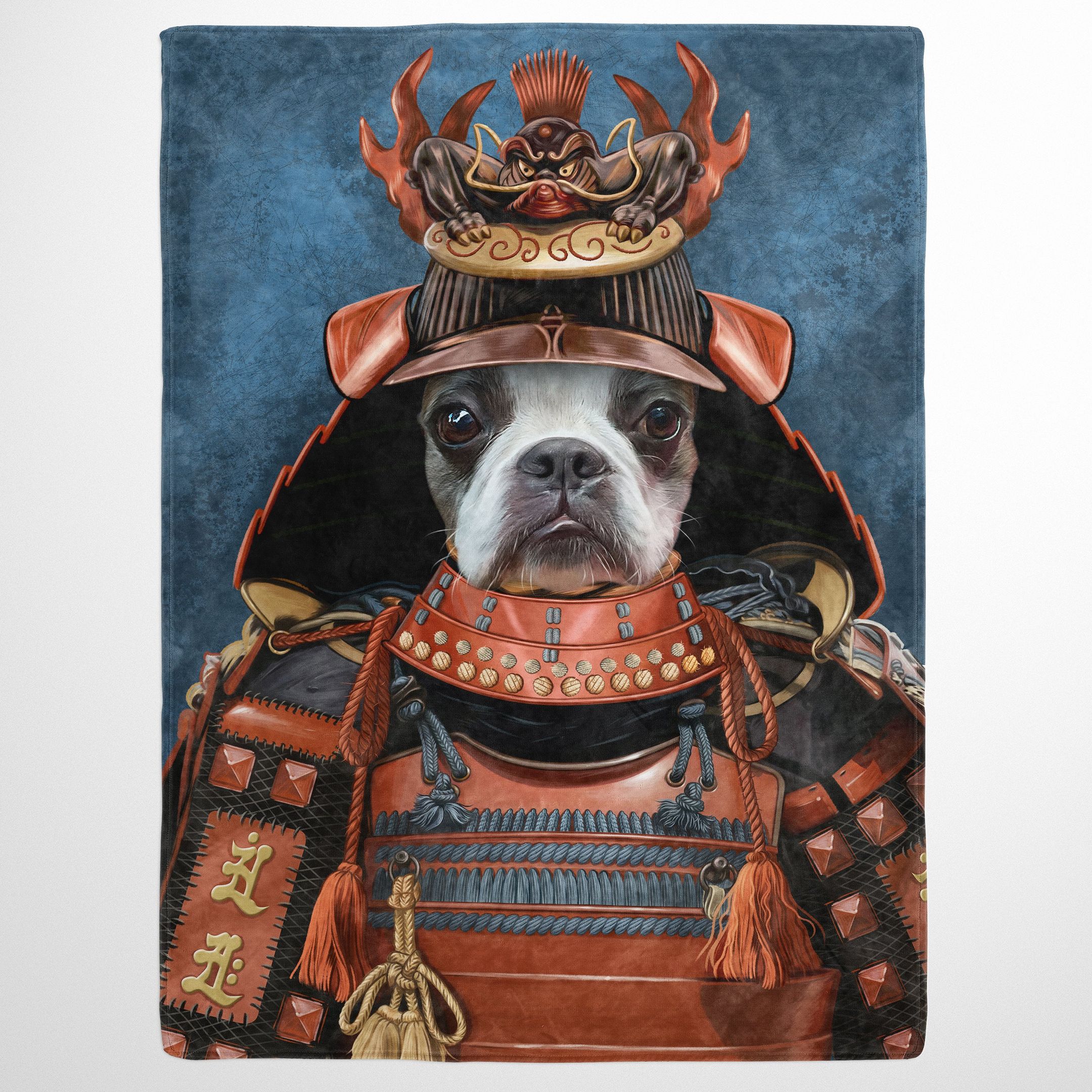 The Samurai Custom Pet Quilt Blanket