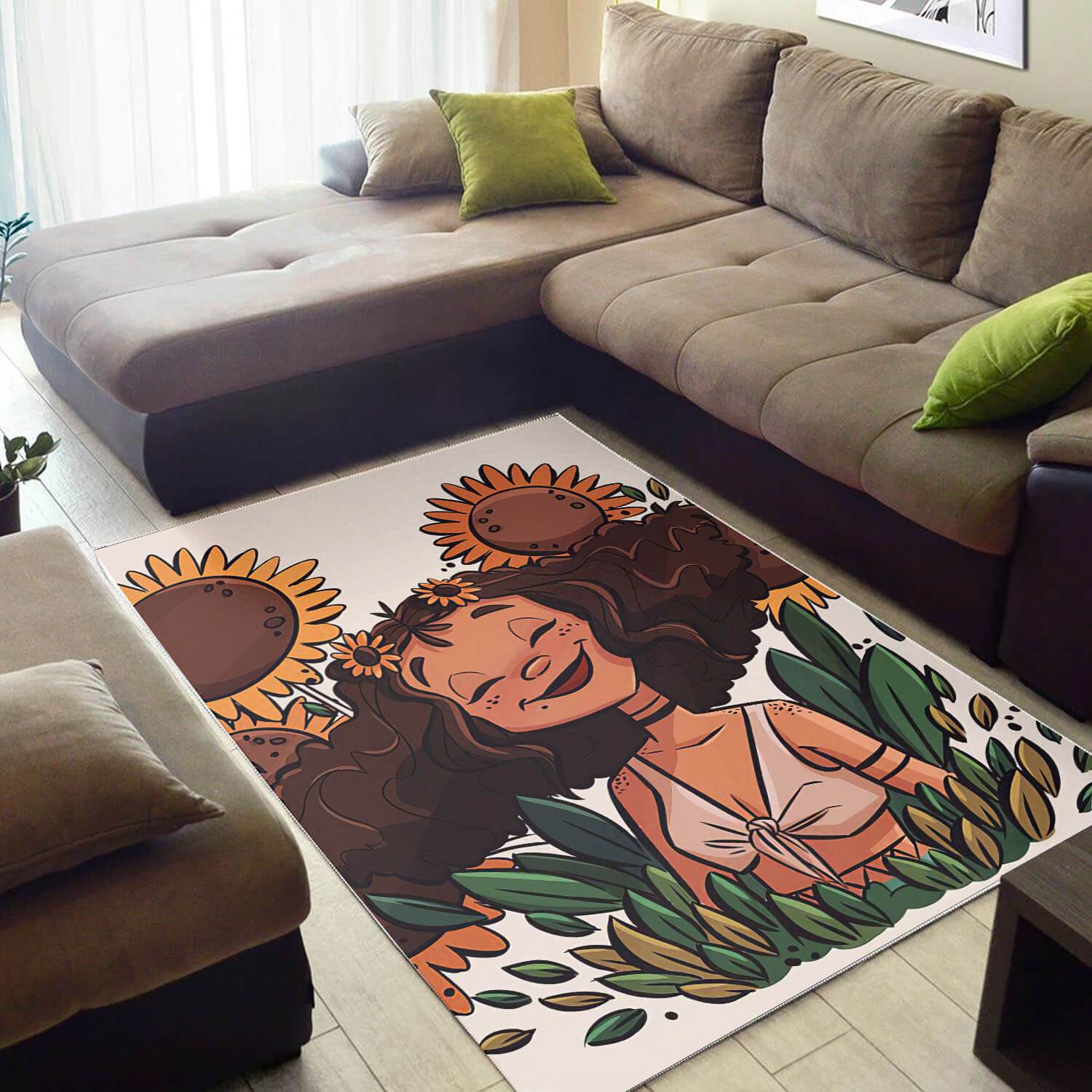 African Rugs Beautiful Afrocentric Lady African Design Floor Rug Afrocentric Decorating Ideas WBG05198