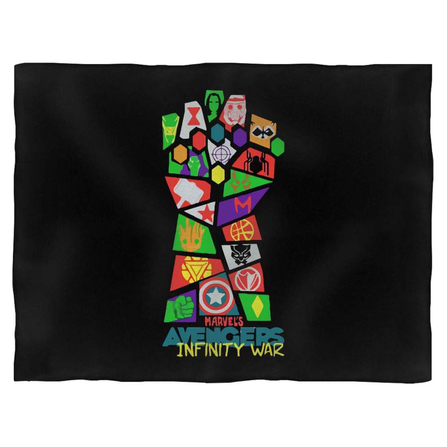 Avengers Infinity War New Black Thanos Iron Man Thor Blanket