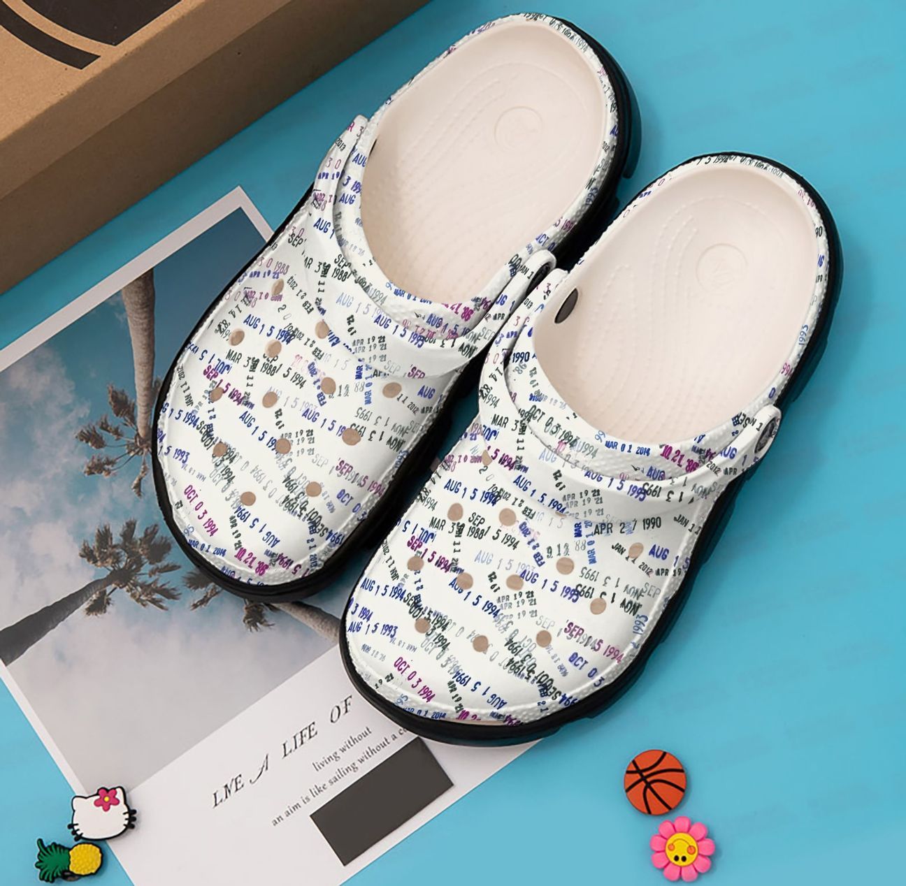 Reading Personalized Clog, Custom Name, Text, Color, Number Fashion Style For Women, Men, Kid, Print 3D Literary Jot Overdue