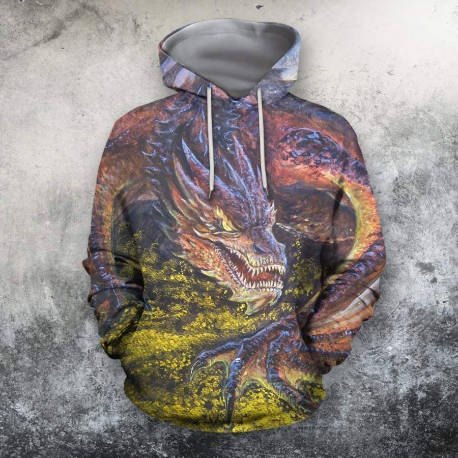 3D AOD Dragon Art Nature Hoodie