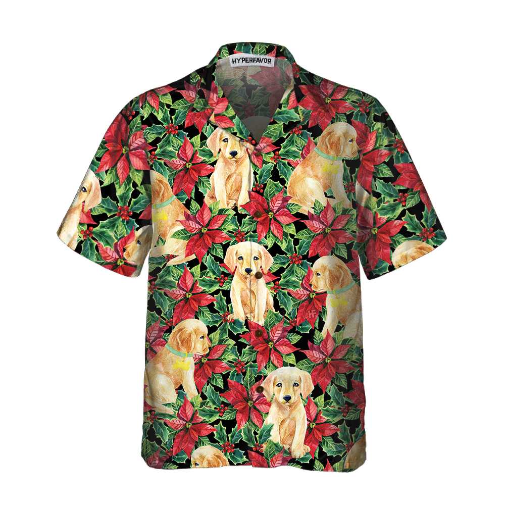 Festive Labrador Retriever Puppy Hawaii Funny Best Christmas Gift Ha4118