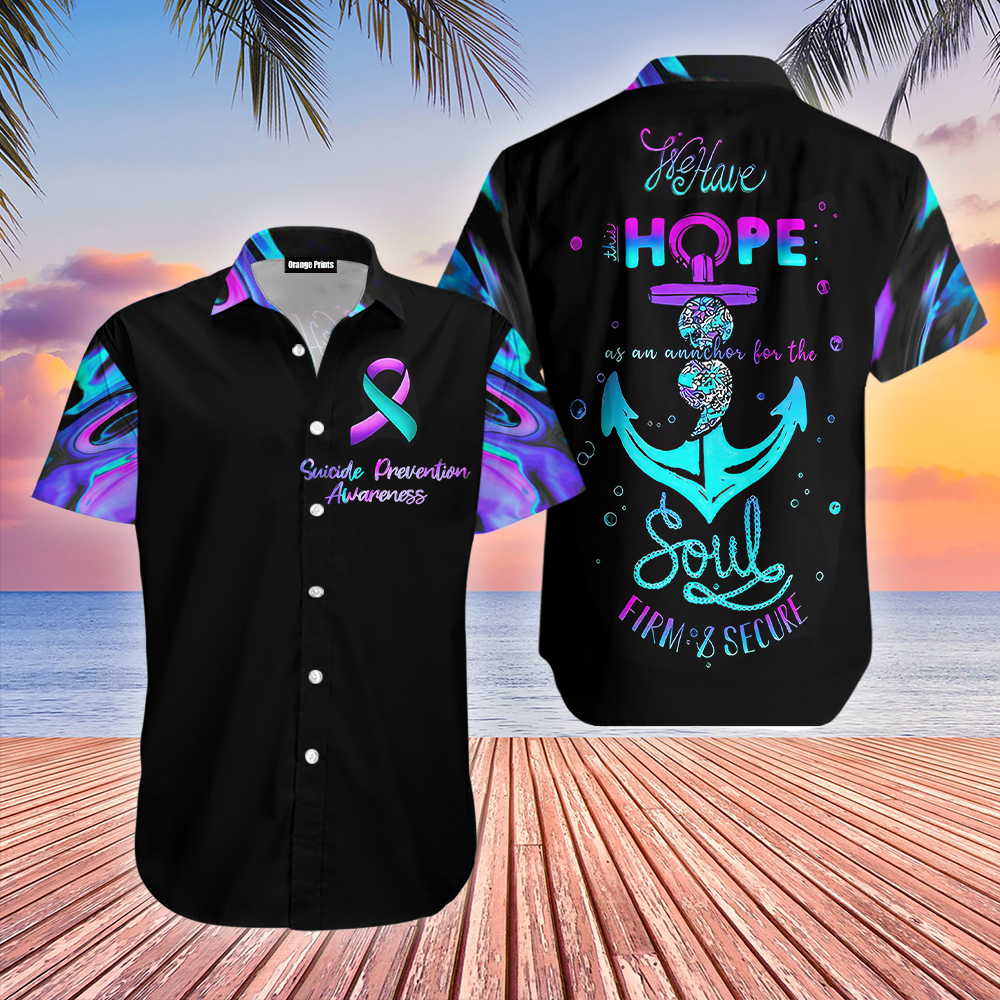 Suicide Prevention Awareness Hawaii Shirt For Men Women Adult Ha102452