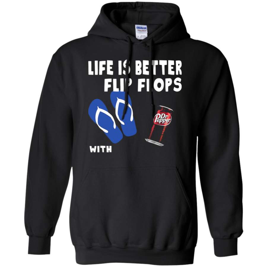 AGR Life Is Better In Flip Flops With Dr Pepper Hoodie