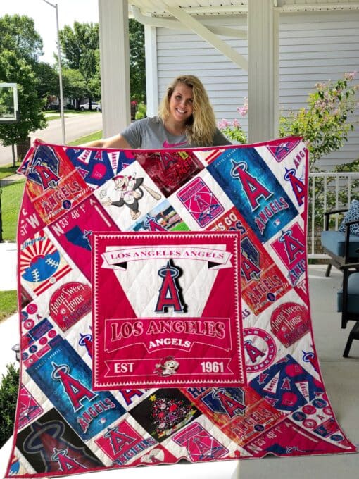 Los Angeles Angels Blanket Quilt B93