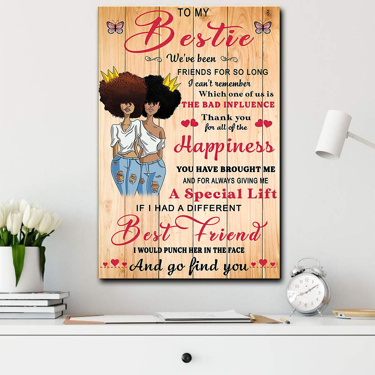 African Art Poster Best Gift For Friend Black Home Decor