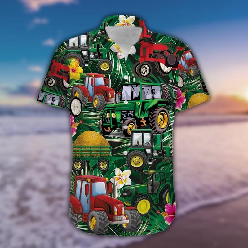 Felacia Just One More Tractor I Promise Unisex Hawaiian Ha63182