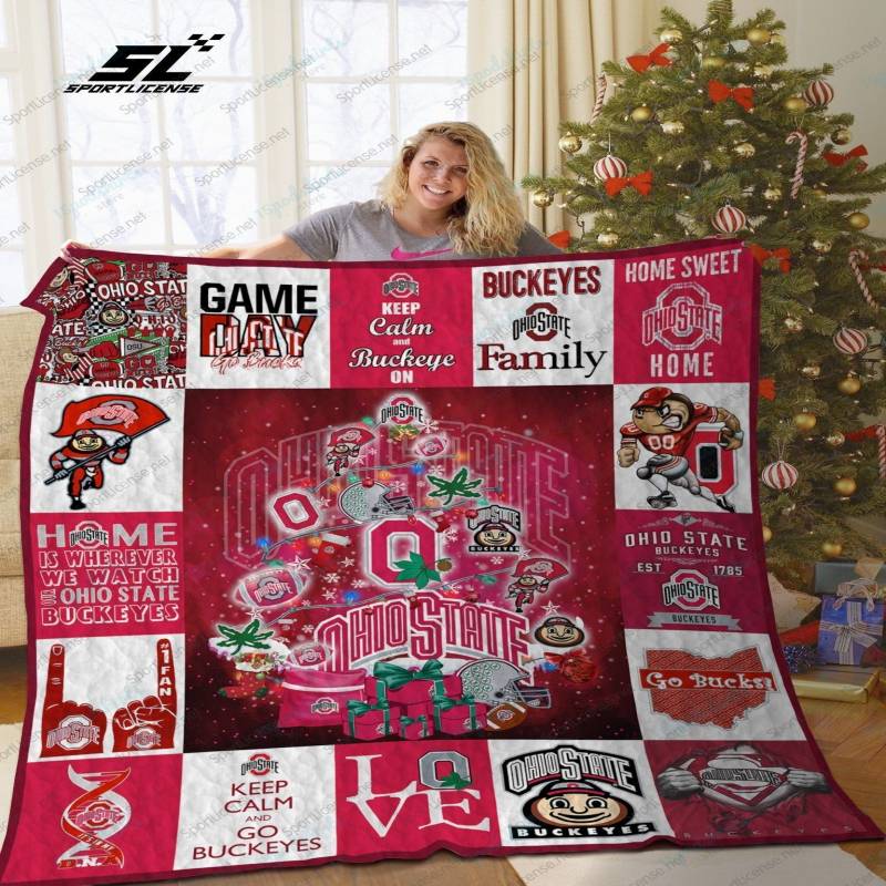 A Special Gift For Fans BL OSB Christmas Tree Quilt Blanket