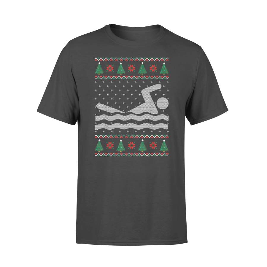 Swimming Ugly Christmas T-shirt – Standard T-shirt