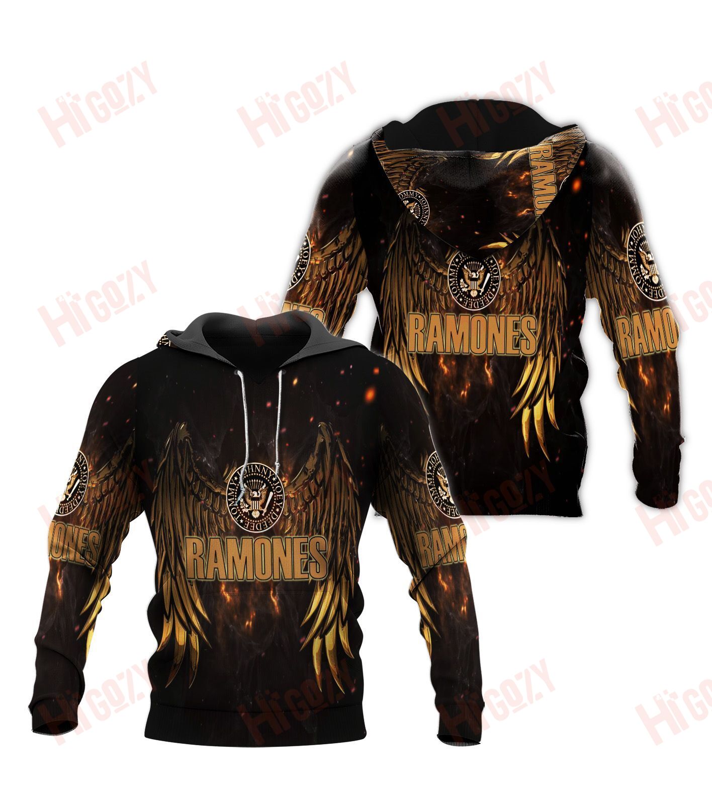 Ramones 3D All Over Printed Clothes -V894