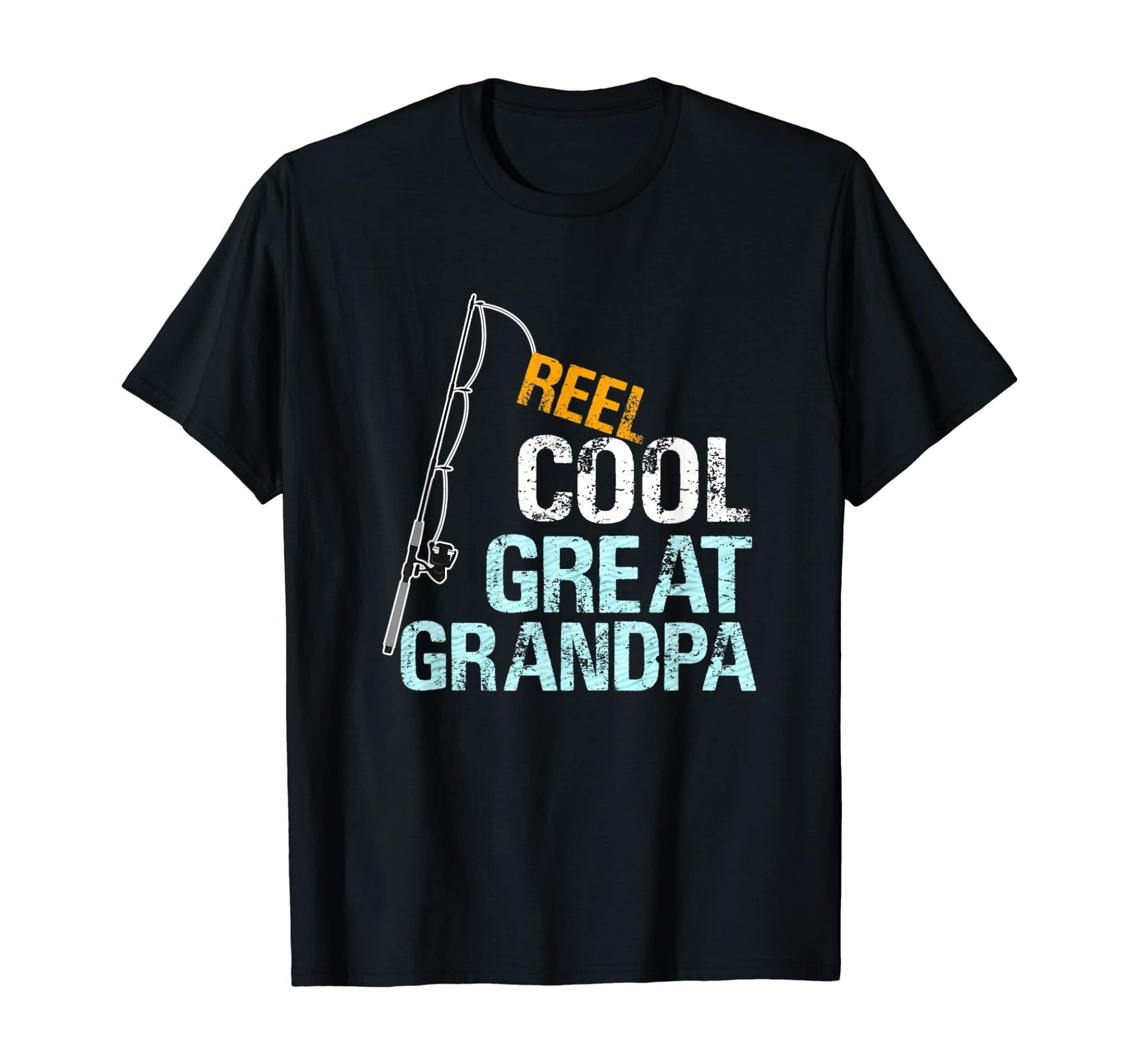 Mens Reel Cool Great Grandpa Gift From Granddaughter Grandson T-Shirt