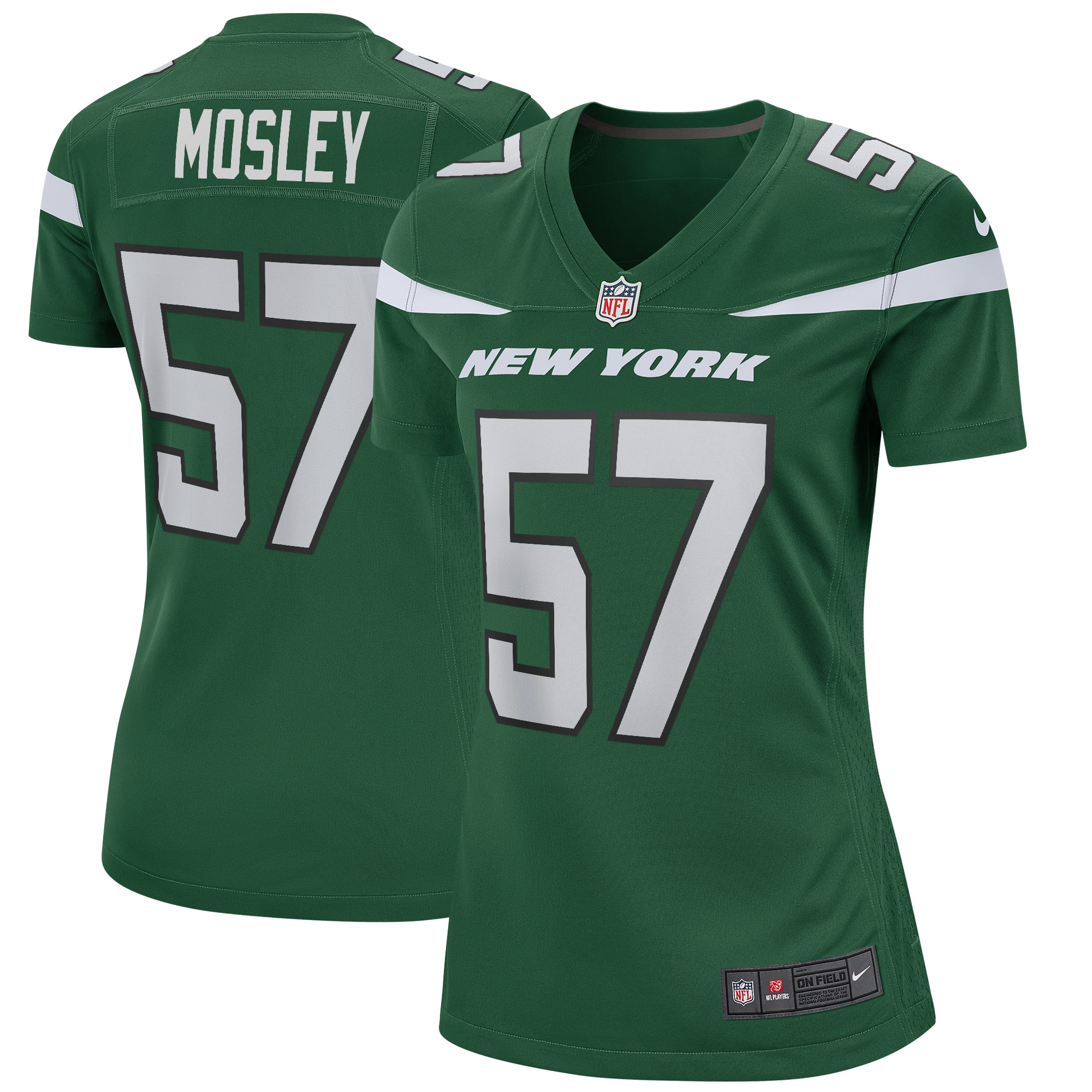 C.J. Mosley New York Jets Women's Player Jersey – Green