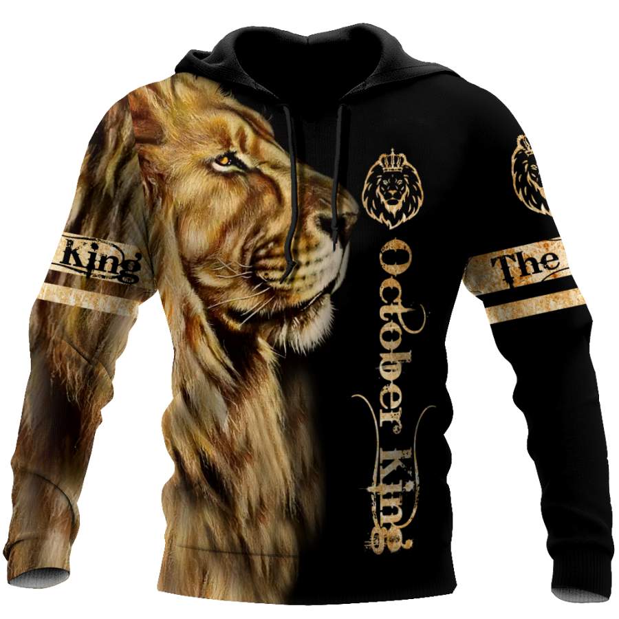 3D October King All Over Printed Shirts For Men and Women