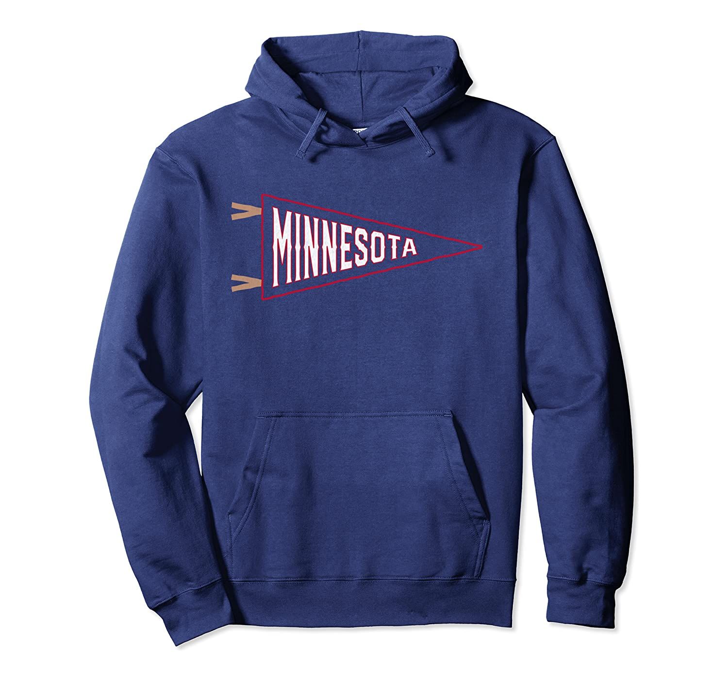 Vintage Minnesota Baseball Pennant Pullover Hoodie, T-Shirt, Sweatshirt, Tank Top, Racerback, Dolman