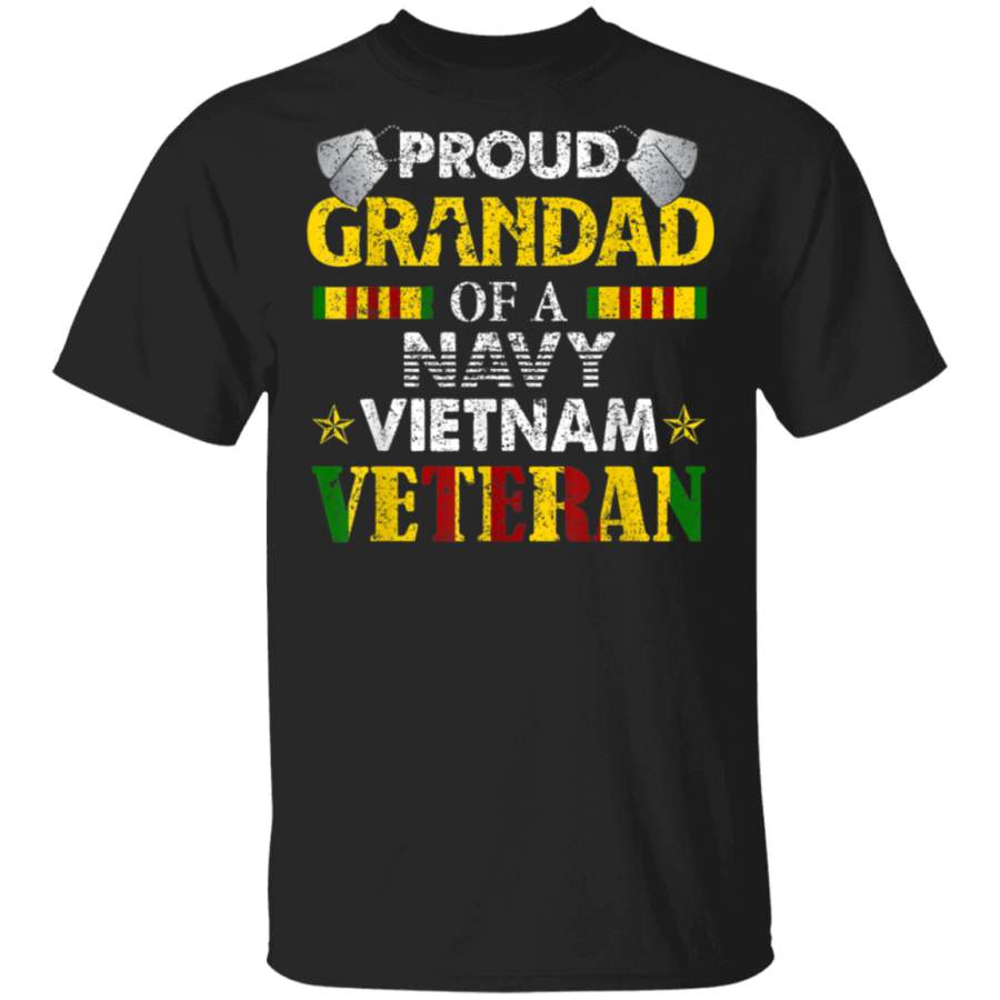 Proud Grandad Of A Navy Vietnam Veteran TShirt TShirt