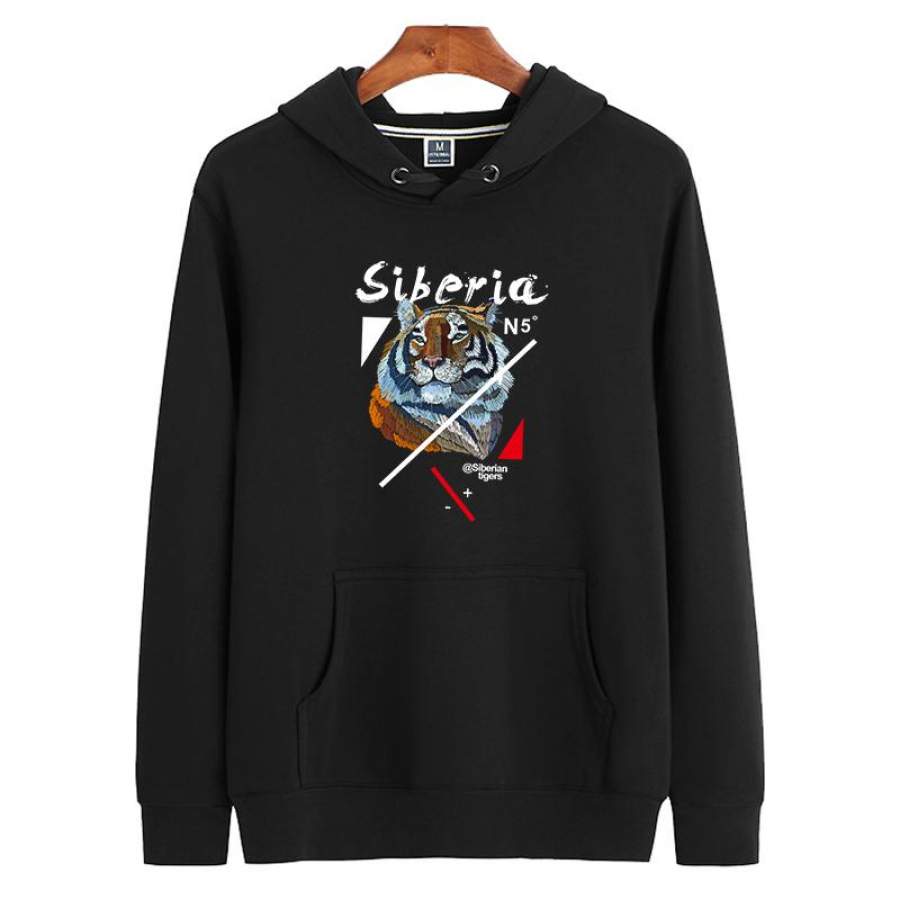 Unisex Siberia Tiger Hoodie Casual Sweatshirt for Adult