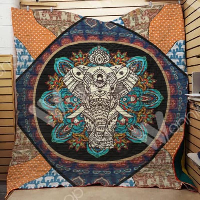 Elephant Mandala A1701 87O43 Blanket