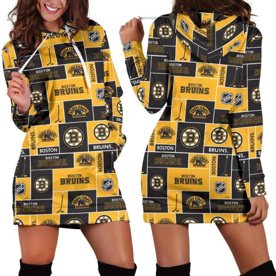 Boston Bruins Women’s Hoodie Dress