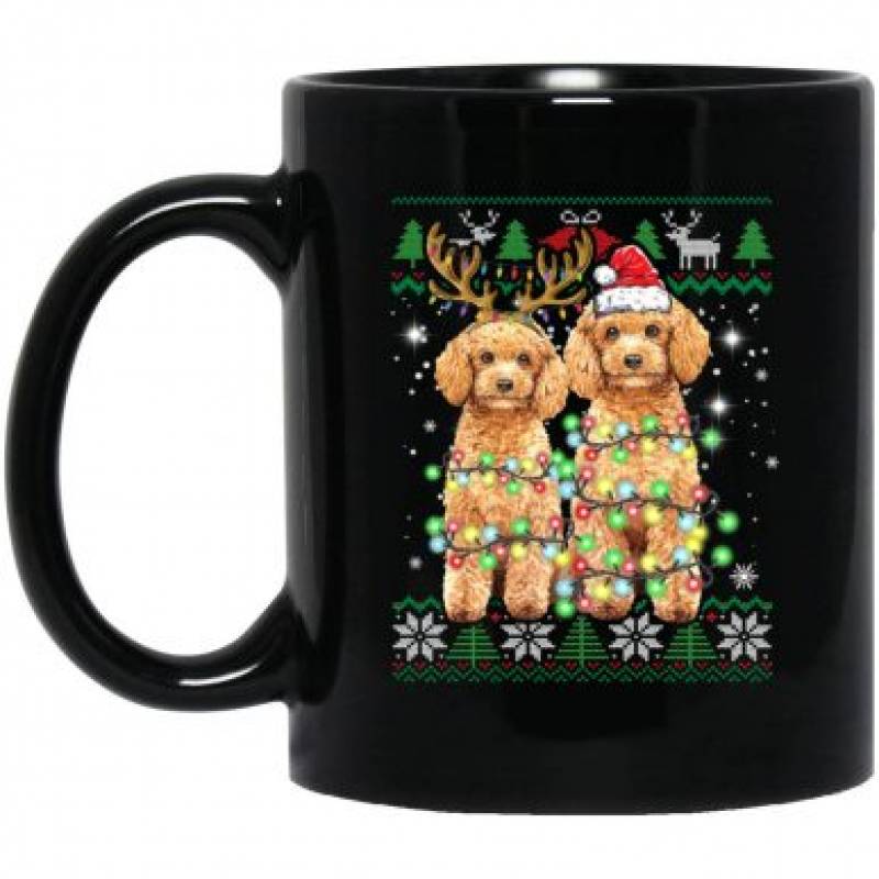 Poodle Dog Ugly Christmas Puppy Funny Dog Christmas S Christmas Mug