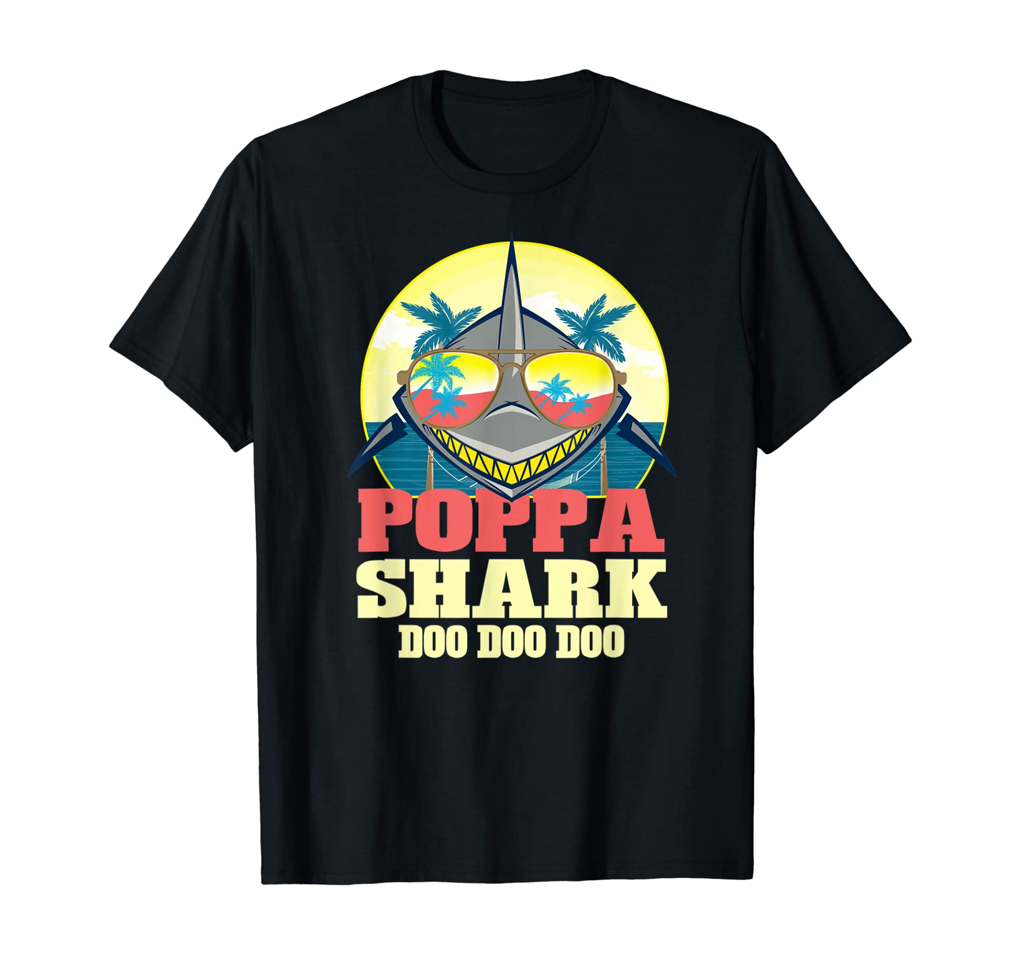 Poppa Shark Men Tee. Doo Doo Doo