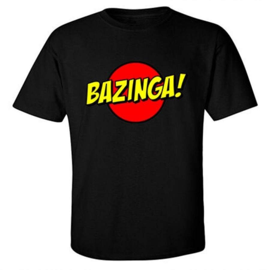 Bazinga Sheldon Cooper Big Bang Theory Funny T Shirt