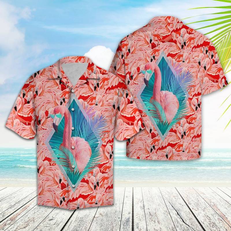 Cute Flamingo Hawaii Shirt Ha50794