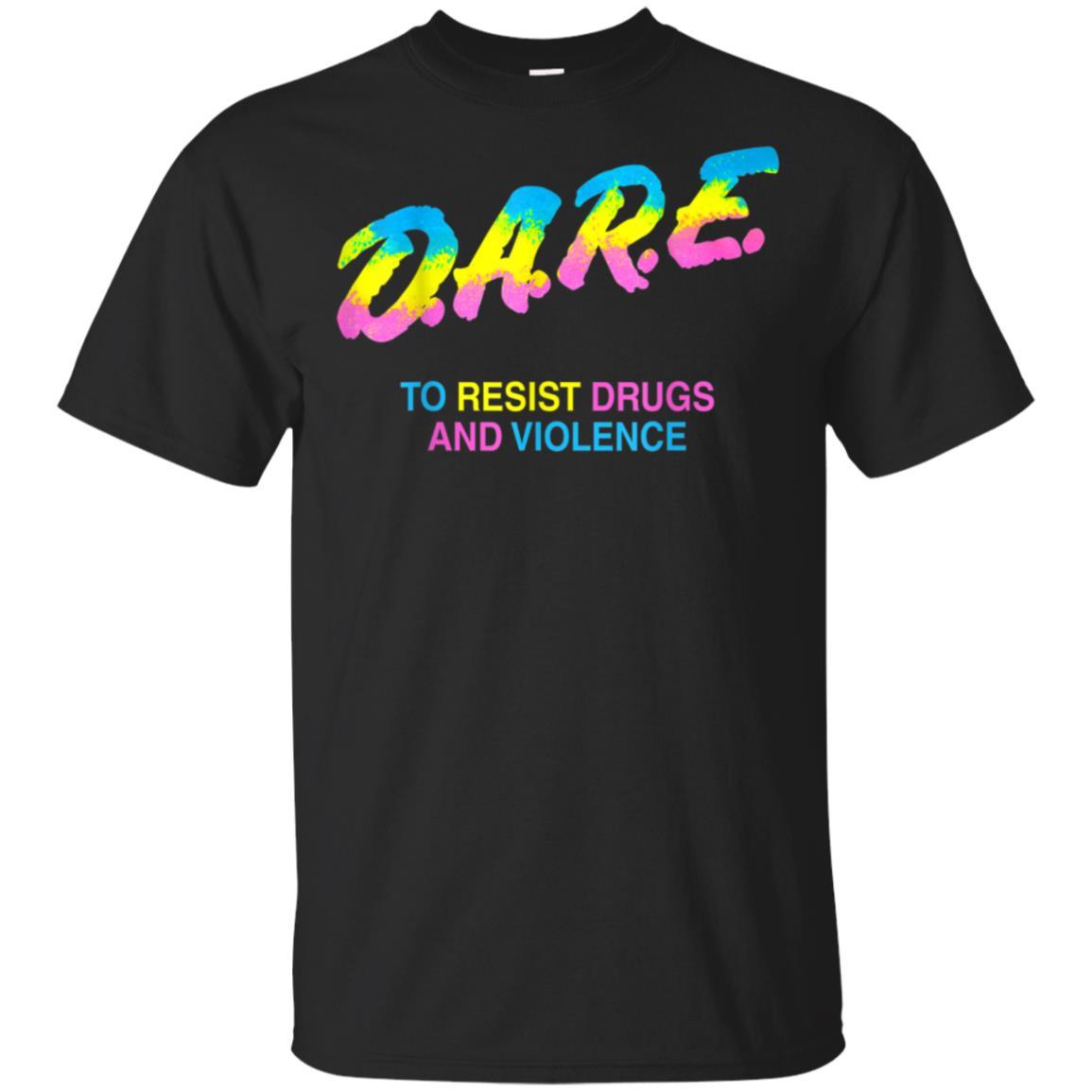 DARE 90s drugs tshirt shirt - Gochildhood