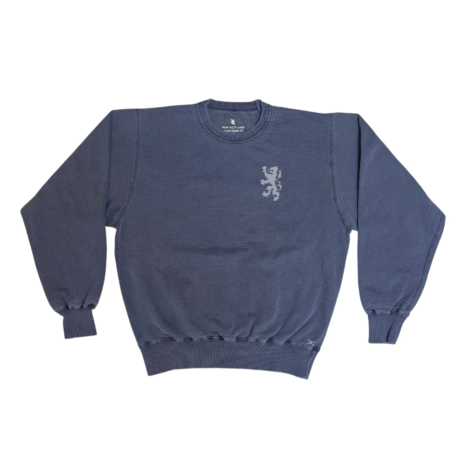 Vintage Rampant Lion Sweatshirt In Navy Sand