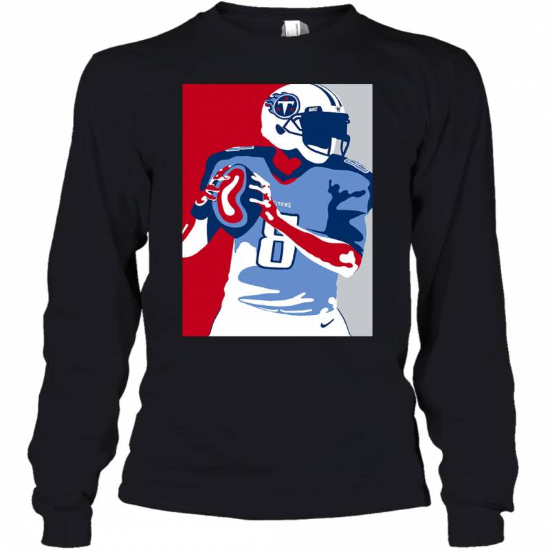 Tennessee Titans Marcus Mariota Portrait Sports Youth Long Sleeve