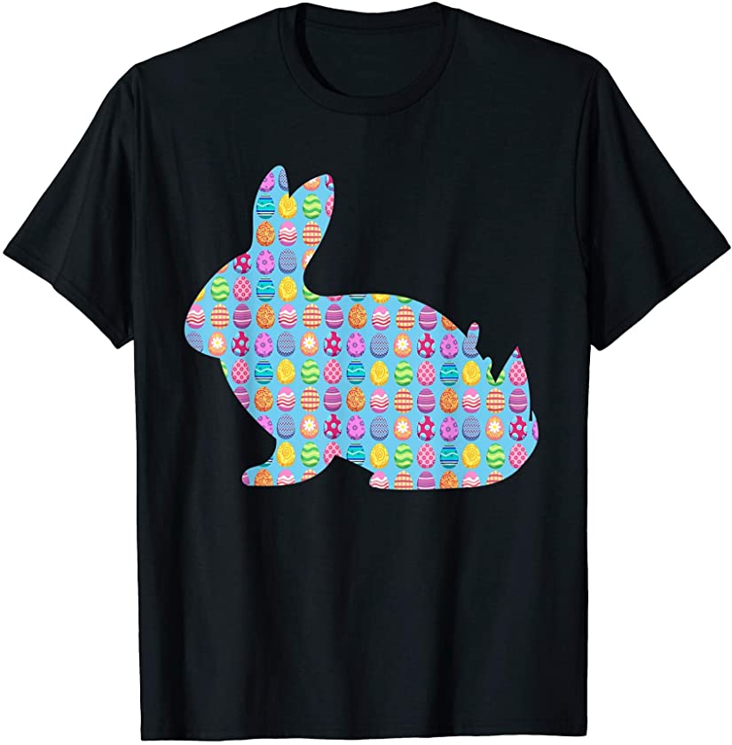 Vintage Happy Easter Sunday Cute Rabbit Design For Men Women T-Shirt