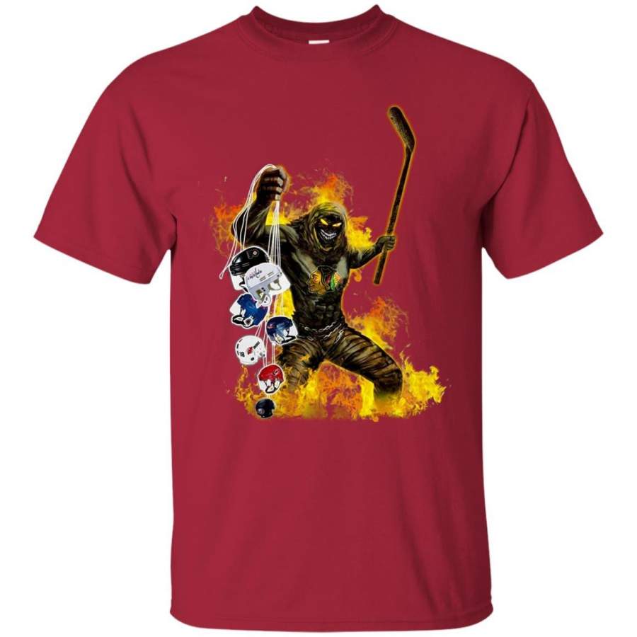 Evil Hit Chicago Blackhawks T Shirt