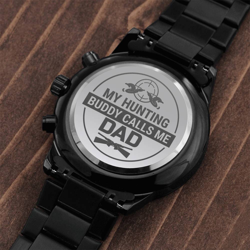 (Almost Gone) Dad Engraved Stainless Steel Watch
