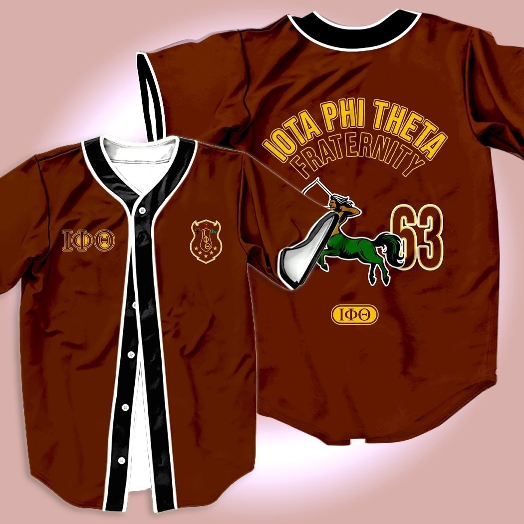 Greek Life Baseball Jersey – Brotherhood Iota Phi Theta Shirt J5