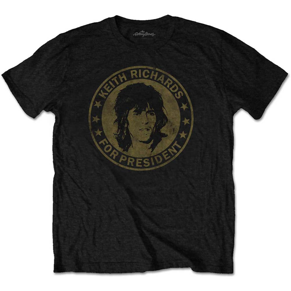 The Rolling Stones Unisex Tee Keith For President