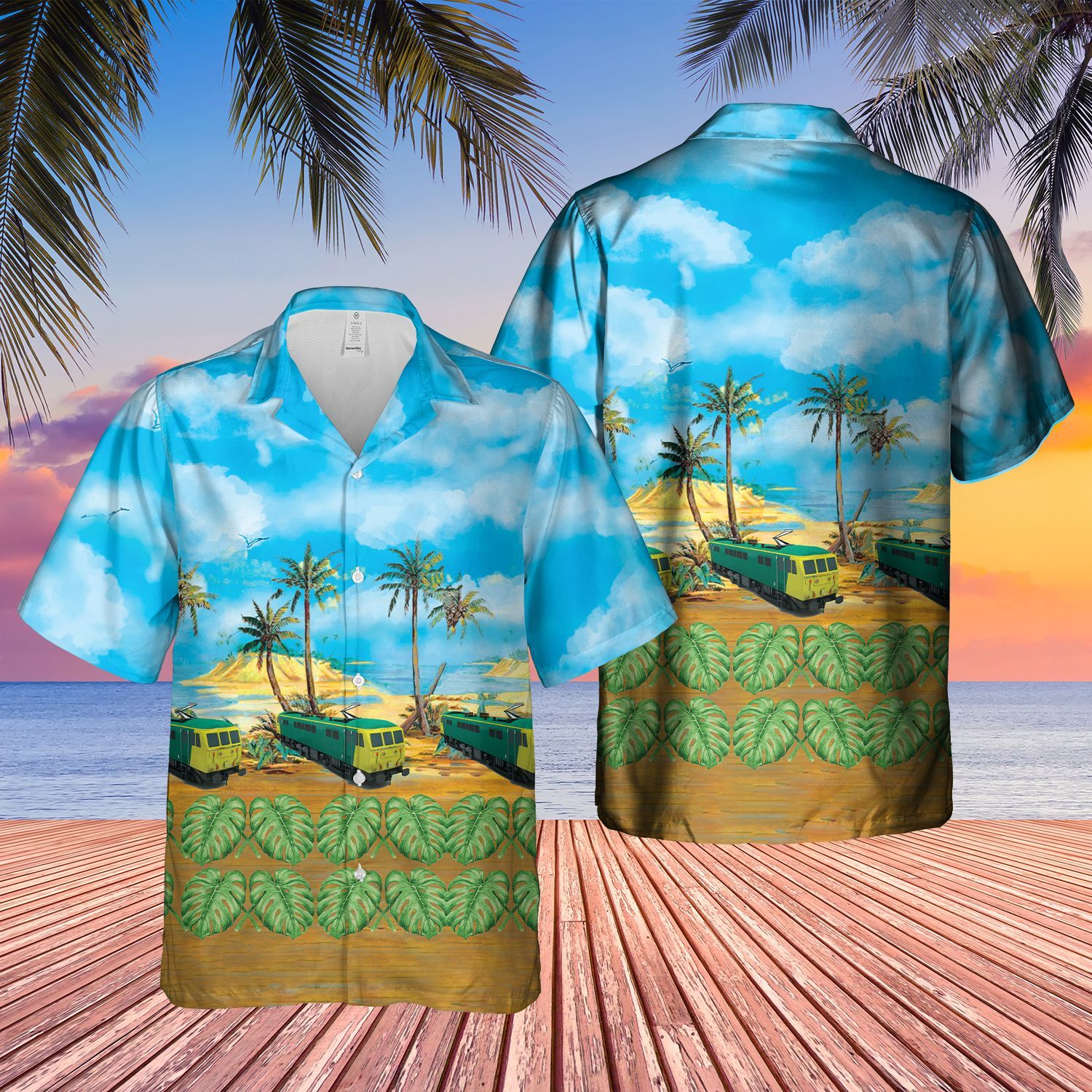 Locomotive Train Driver Blue Amazing Design Unisex Hawaii Shirt For Men And Women Ha84642