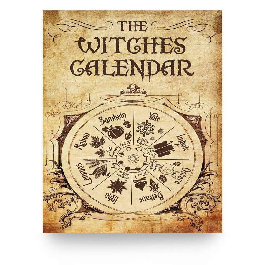 The Witches Calendar Poster – MrDad Store