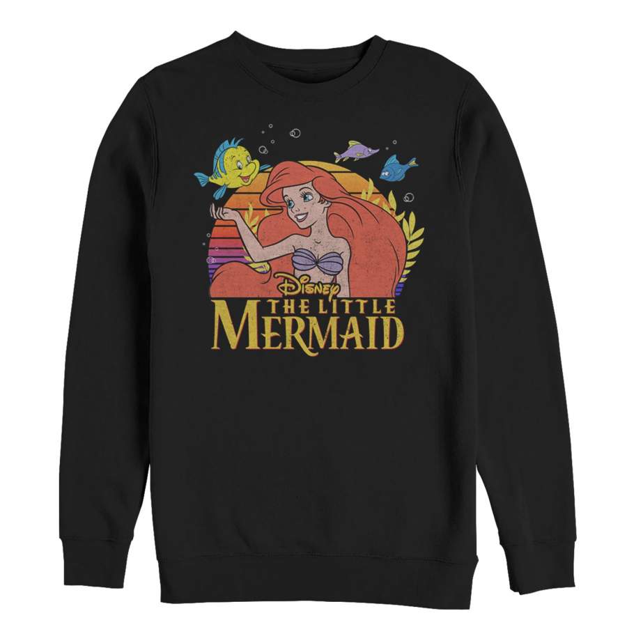 The Little Mermaid Men’s Ariel Classic  Sweatshirt