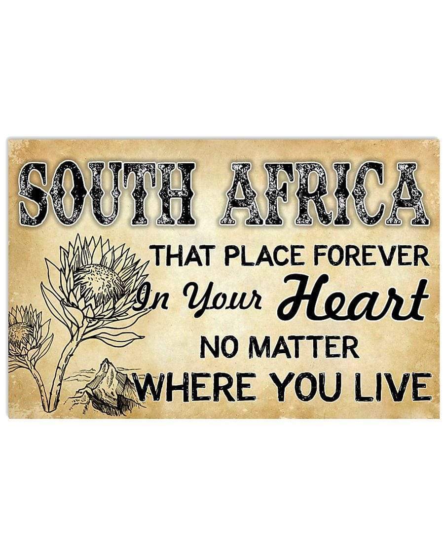 South African That Place Always In Your Heart Canvas Wall Art Poster Print, Wall Art Canvas, Poster Canvas Wall Decor