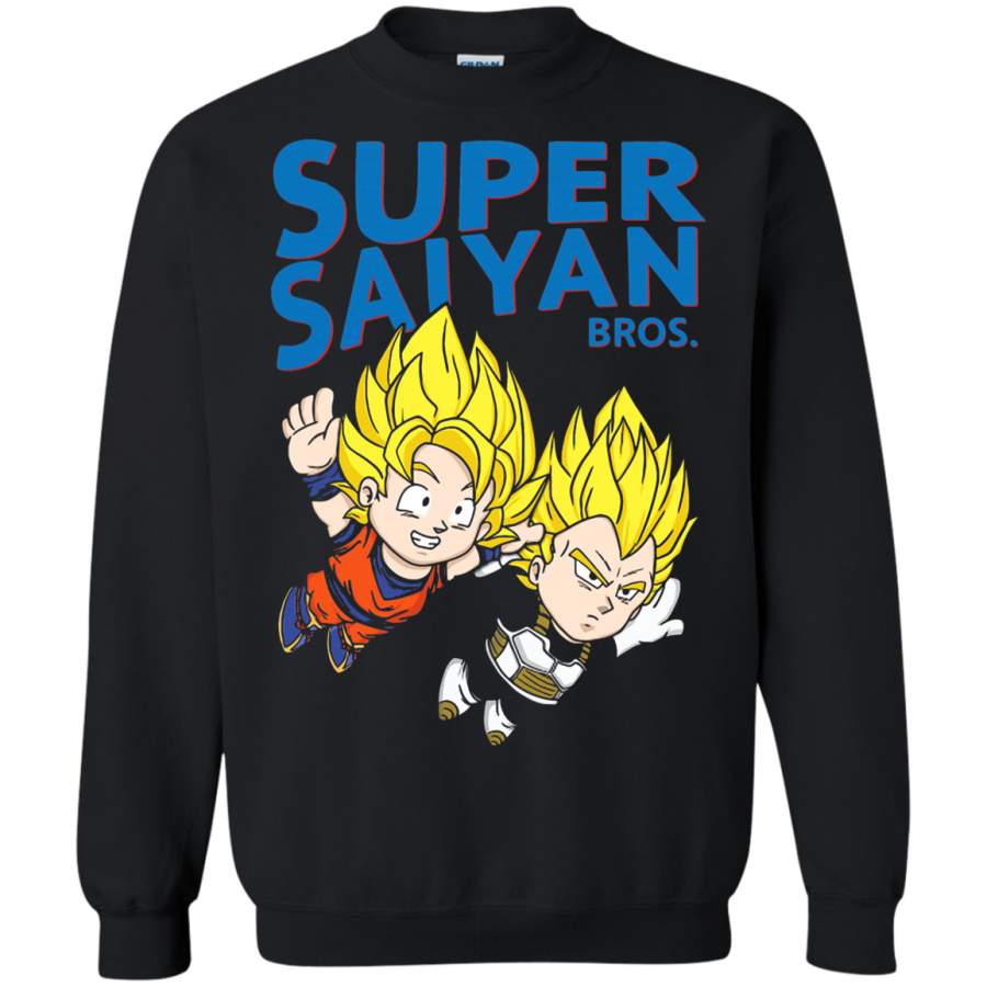 AGR Super Saiyan Bros. Super Mario Bros. And Dragon Ball Mashup Sweatshirt