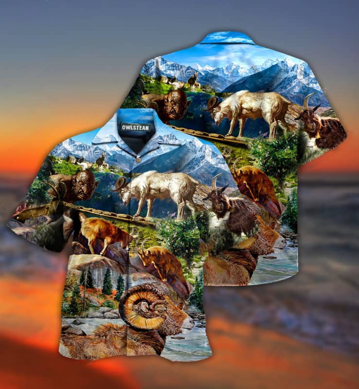 Goat 02 Hawaii Shirt Ha65521