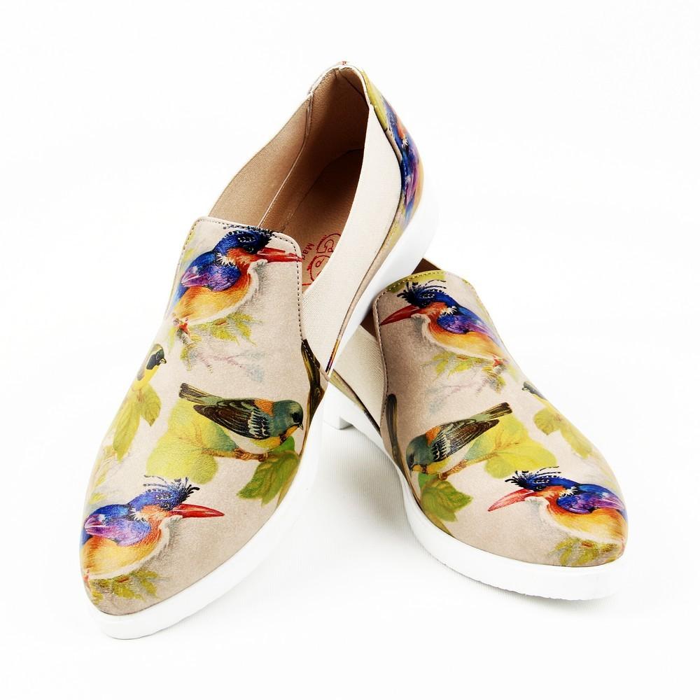 Birds Slip On Sneakers Shoes Ls508